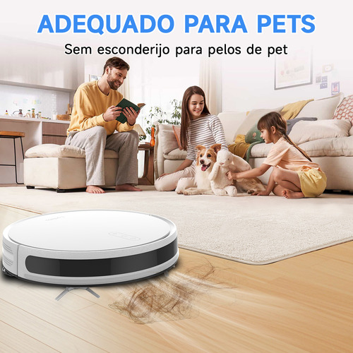 Robô Aspirador De Pó Lydsto G1 Limpeza Automática 4000pa Compatível Com Mi Home Bivolt