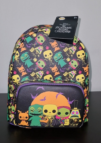 Mochila Funko Nightmare Before Christmas Black Light Navidad