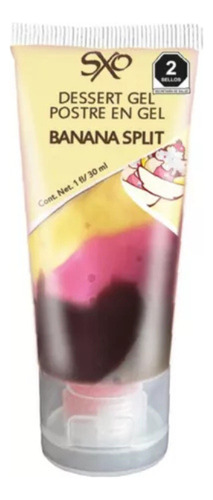 Lubricante Banna Split Postre Oral & Multiorgasmico Femenino Banna Split / Fresa