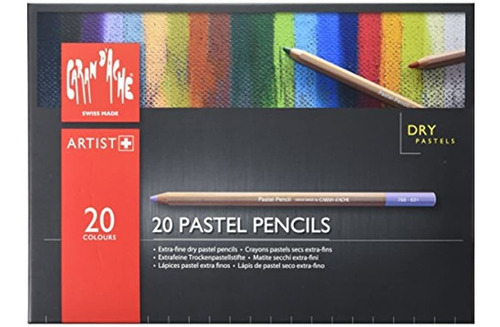 Set De Lápices De Colores Pastel Caran D'ache  Surtido De 20