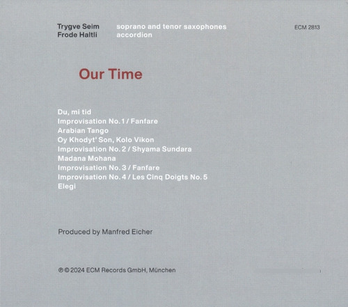 Cd Our Time (trygve Seim) Estándar