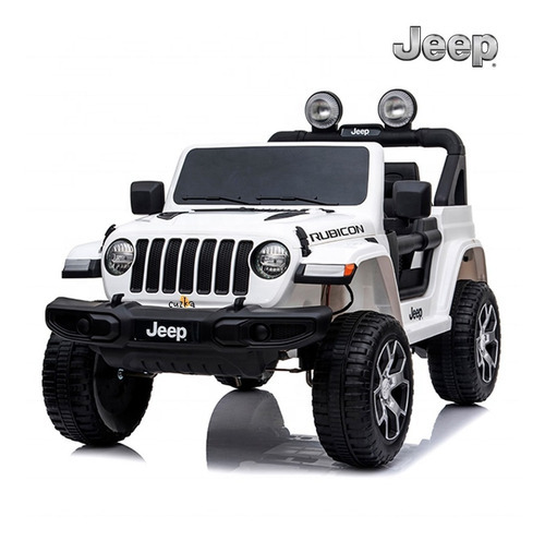 Jeep Rubicon A Batería 12v Para Niños Bebitos Cuota Color Rojo