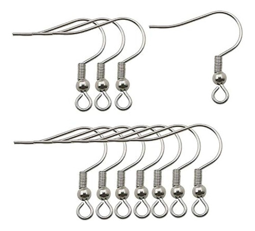 200pcs Stainless Steel Ball And Coil Earring Hooks Find...