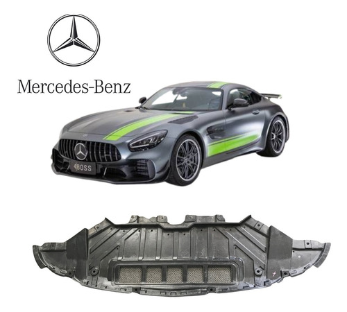 Defletor Inferior Para-choque Mercedes Amg Gt 2018 (detalhe)