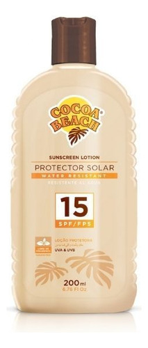 Protector Solar Cocoa Beach Fps 15 X 200 Ml ( Combo X 4 )