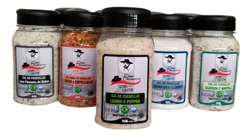 Imagem 5 de 5 de Kit Sal De Parrilla Dry Rub E Lemon Pepper Dom Chamorro