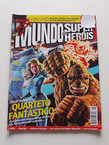 Revista Mundo Dos Super Heróis Quarteto Fantástico  Z892