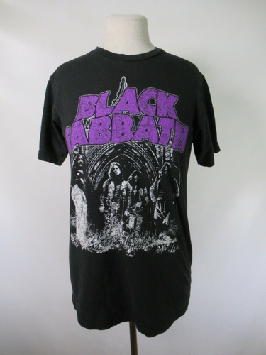 Camiseta Negra Black Sabbath Importada Usa Talla Small