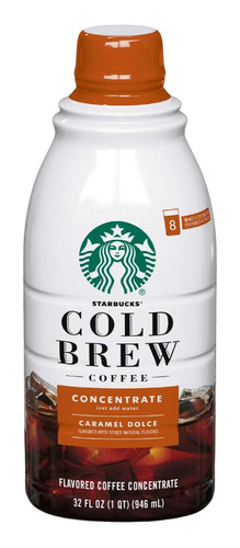 Starbucks Cafe Cold Brew Sabor Caramelo Dolce 946 Ml