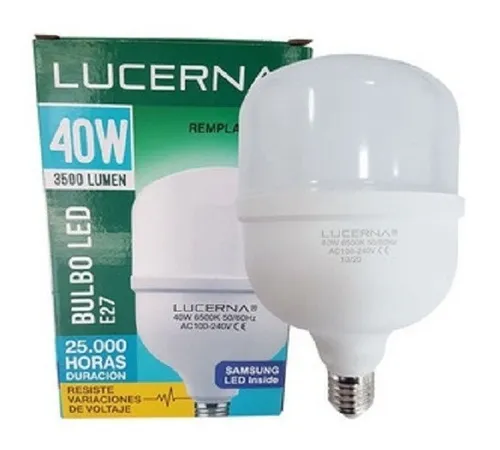 comprar Bombillo Led 40w Multivoltaje 6500k E27 Lucerna