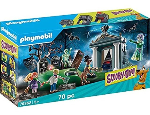 Playmobil Scooby-doo! Adventure In The Cemetery Playset