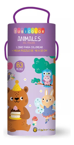 Tubicolor Animales - Libro + Mega Rompecabezas + Alcancía