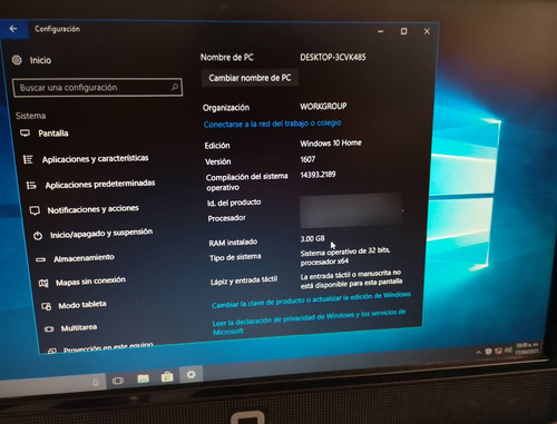 Compaq Cq1-1303la, Intel Atom, 3gb Ram, 500gb Hdd Negro (Usado)