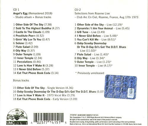 Imagen 2 de 2 de Gong Angels Egg - Deluxe 2 Cd Nuevo Importado