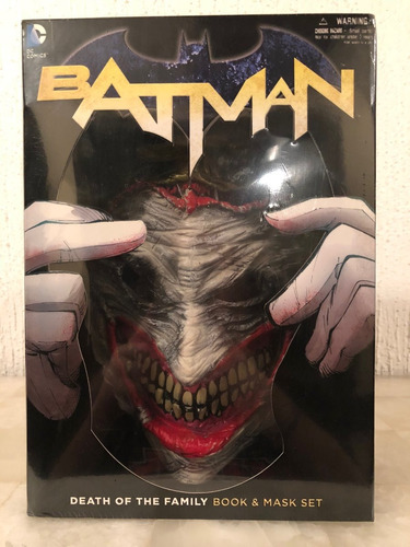 Comic Batman Death Of The Family Mask And Book Set Ing Nuevo | Envío gratis