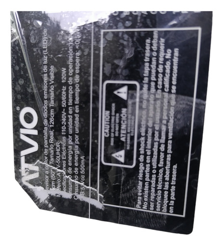 Botonera Y Wifi Para Tv Atvio Atv-50uhdr (Usado)