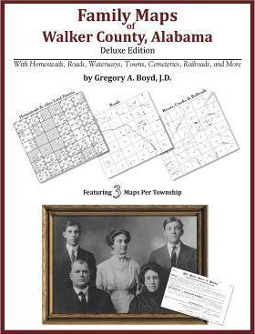 Libro Family Maps Of Walker County, Alabama, Deluxe Editi...