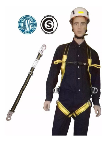 Imagen 1 de 9 de Arnes Seguridad Industrial Iram 3622-1 Cabo Posicionamiento