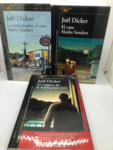 Libros Joel Dicker 3 Títulos Joël Dicker Alfaguara