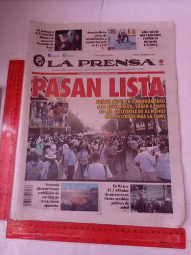 Revista Periodico La Prensa No 34152 Abril 7 De 2022