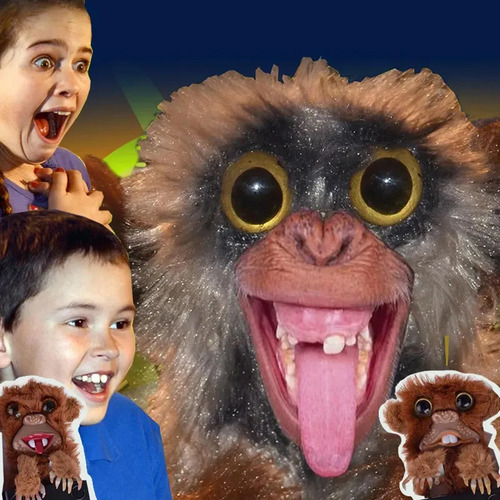 - Juguete De Mono De Broma, Mono De Peluche Emergente