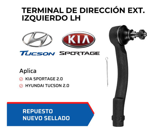 Terminal Direccion Externo Kia Sportage Tucson Hyundai 2.0