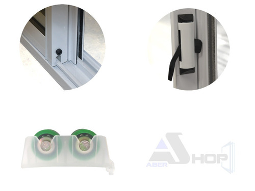 Ventana Aluminio 150x200 Balcon Vidrio Repartido Abershop