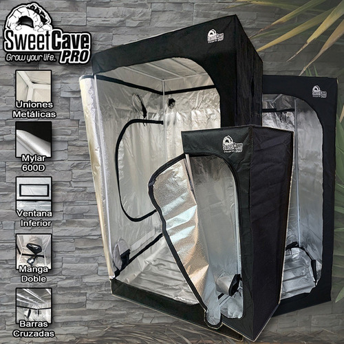 Imagen 4 de 5 de Carpa Armario Indoor Sweetcave Pro 40x40x140 Cms Mylar 600d