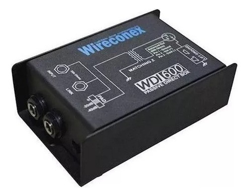 Direct Box Wireconex Wdi-600 Ideal Para Baixo,teclado,guita nao precisa de energia