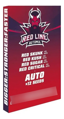 Promocion Red Line Auto Mix 12 Semillas Bsf Seeds