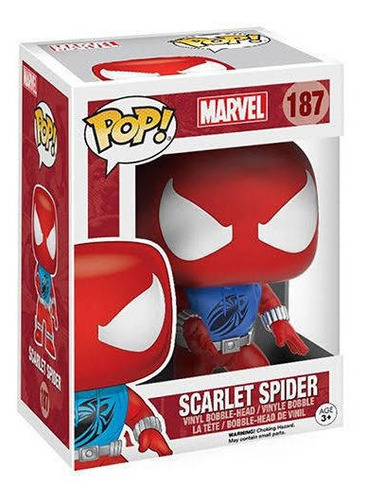 Funko Pop Marvel Spider Man Scarlet Spider#187 