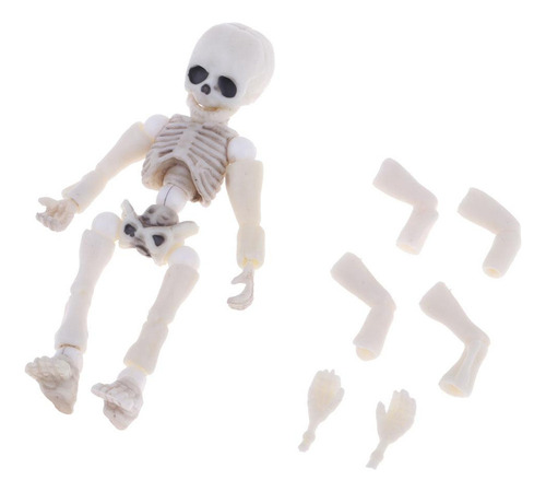 De Acción De Muñeca Esquelética En Miniatura De 5,4 Cm,