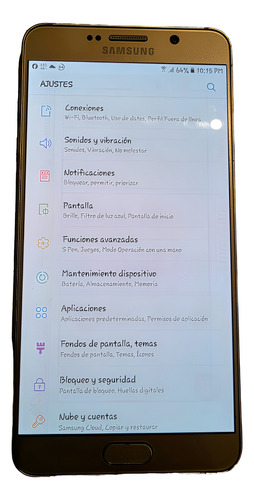 Samsung Galaxy Note 5 Display Original Dorado Claro (Usado)