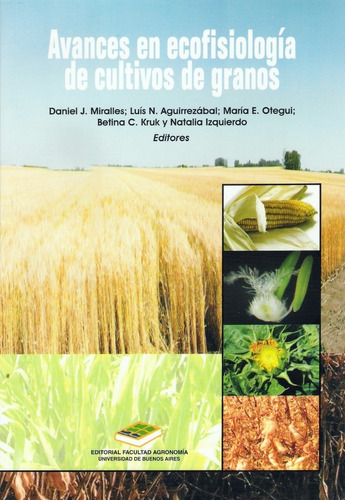 Libro D.j. Miralles: Avances En Ecofisiología Vegetal (efa)
