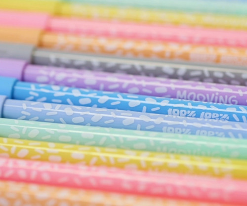 Imagen 6 de 6 de Marcadores Mooving 100% Pastel 100% Pasion X 8 Colores