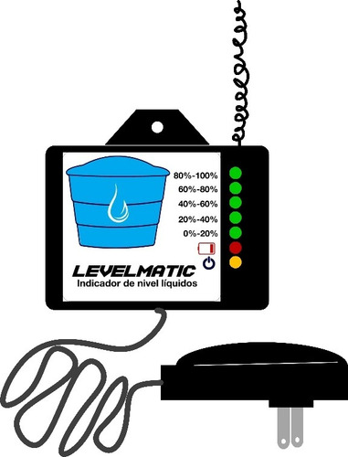Medidor De Nivel De Agua En Tanques Inalambrico Levelmatic