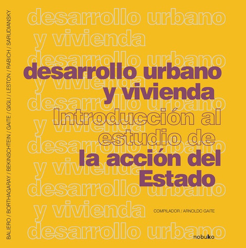 Desarrollo Urbano Y Vivienda