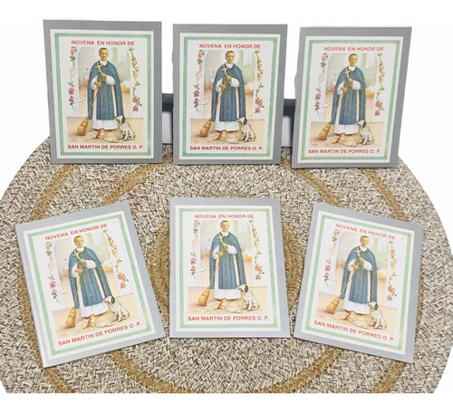 Folleto Novena En Honor A San Martín De Porres X 6 Unidades