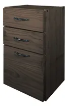 Comprar Mesa De Luz Noche 2 Cajones Puerta Moderna Maciza Sajo Acabado Mate Color Nogal