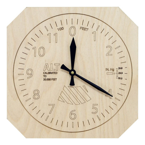 Reloj Avance Co. 10  Negro Del Reloj De Pared.