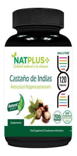 Castaño De Indias 120 Cápsulas De 400mg