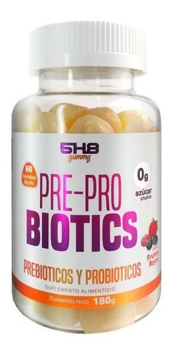 Preprobioticos Probioticos 60 Gomitas Frutos Rojos 5h8 Sfn