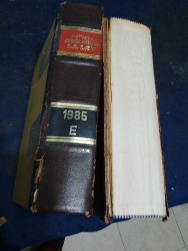 Libro Revista Juridica La Ley Año 1985 Tomo A - E X 2 Unidad