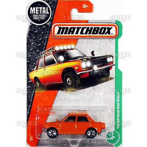 Matchbox - ´70 Datsun 510 Rally - 1/64 - Dvk26