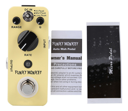 Pedal De Efectos Guitarra Mooer Funky Monkey Wah True Bypass