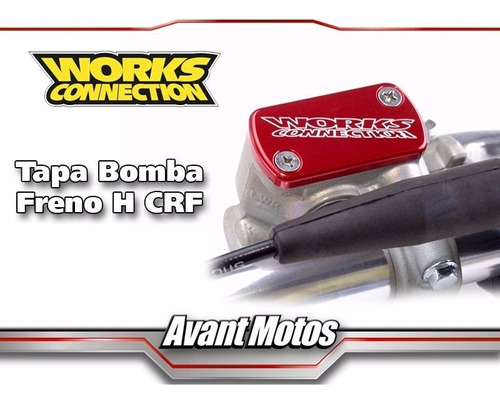 Tapa Bomba Freno Del Works Conecction Crf Avant Motos