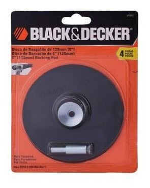Disco De Goma Black & Decker P/taladro C/eje 125mm - Ynter I