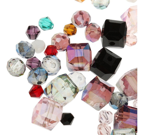 Paquete De 100 Surtidos De Cristal Diy Encantos Del Pelo