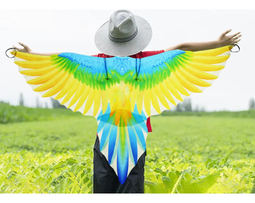 Conjunto De Disfraz De Pájaro For Niños, Capa Con Alas /