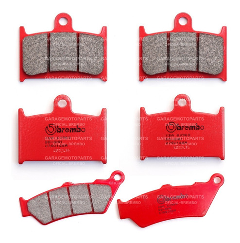 Kit Pastilha De Freio Brembo Sinterizada Rocket Iii Touring 